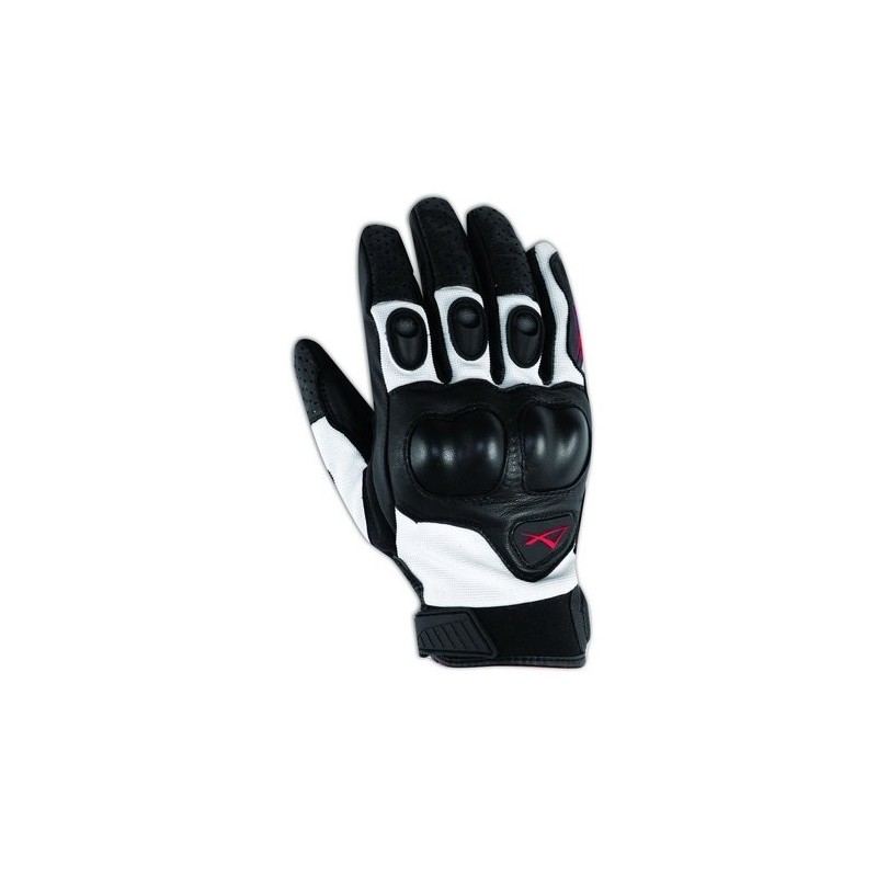 Leather Gloves A-Pro Block White