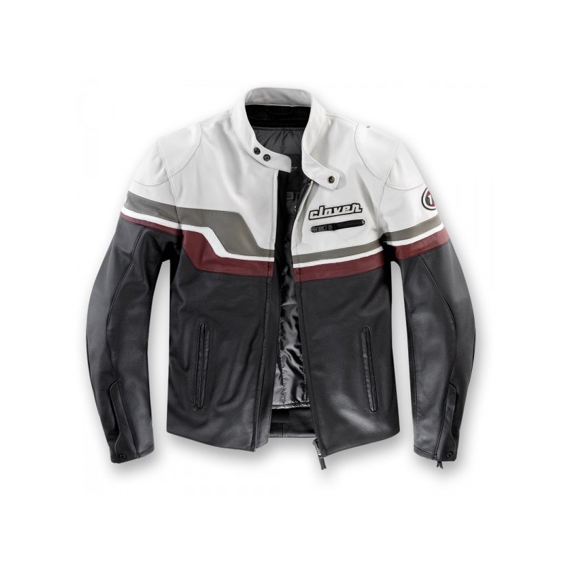 Clover T-72 Ice Leather Motorcycle Jacket