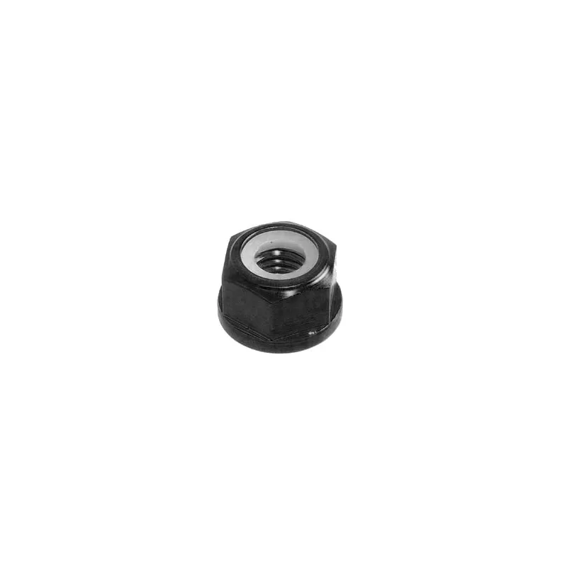 Lightech Self Locking Nut M8 GlossyBlack 0011M08NER