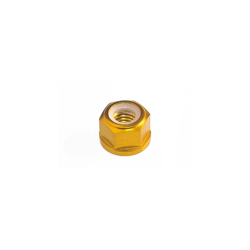 Lightech M6 Ergal Gold Auto-Locking Nut 0011M06ORO