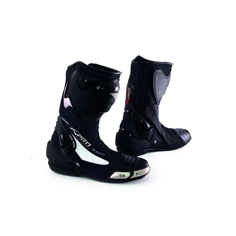 A-Pro Fighting Black Race Motorcycle Boots