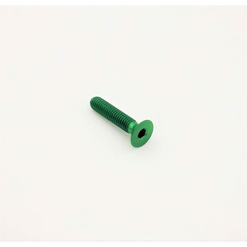 Lightech Flat Head Ergal Cl 005 M4 L. 10 Green 005M4010VER