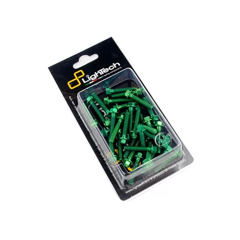 Lightech Engine Bolts Kit Green 4K8MVER