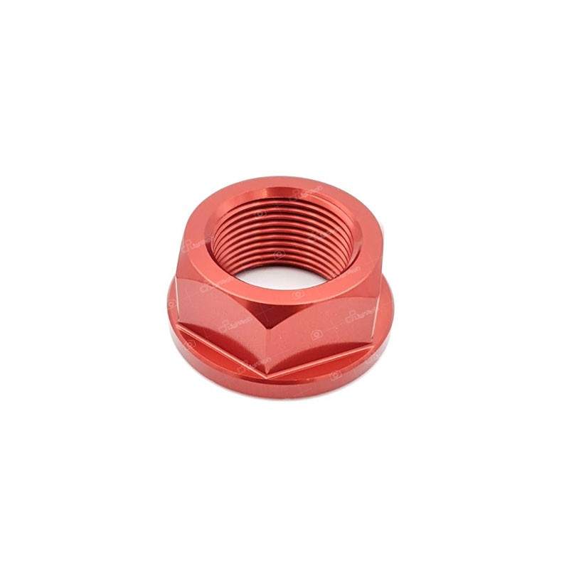 Lightech Noix Spéciale 24 X 1,50 Ergal Rouge D003ROS