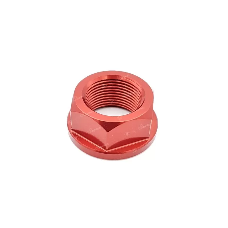 Lightech Noix Spéciale 24 X 1,50 Ergal Rouge D003ROS