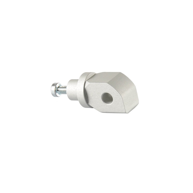 Lightech Adaptador Del Reposapiés Del Pasajero Para Plataforma Original (Pareja) Silver FTP008SIL