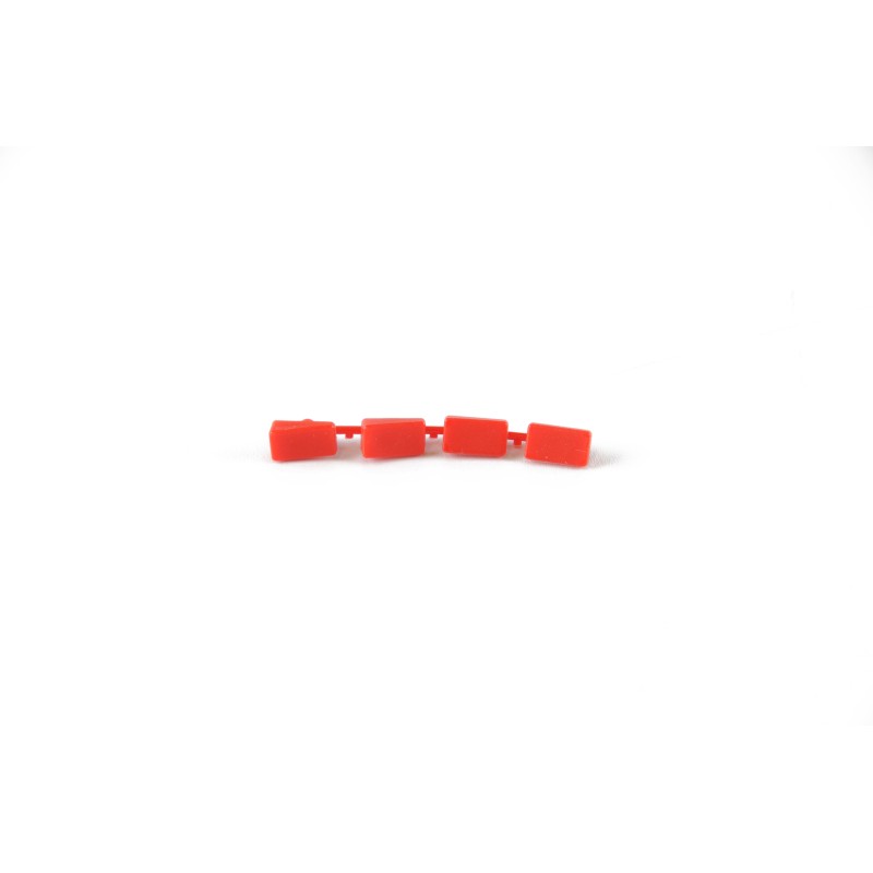 Lightech Soft Touch Lever Rubber Insert Red GM001ROS