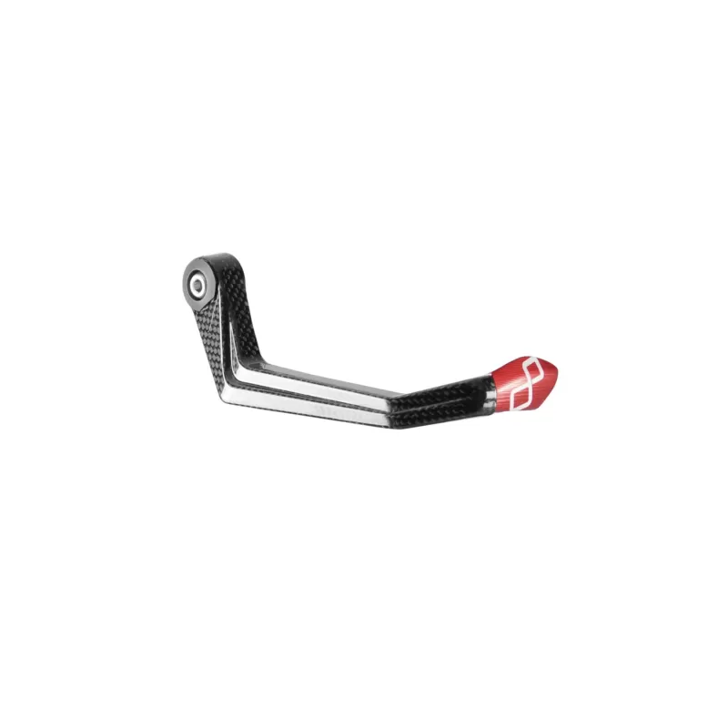 Lightech Brake Lever Guard - Carbon- Wheelbase L132 Mm Red ISS115RCROS