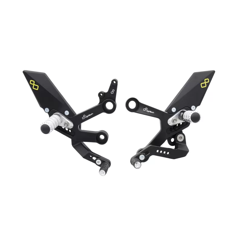 Lightech Adjustable Rear Sets With Fixed Foot Pegs  FTRKT002