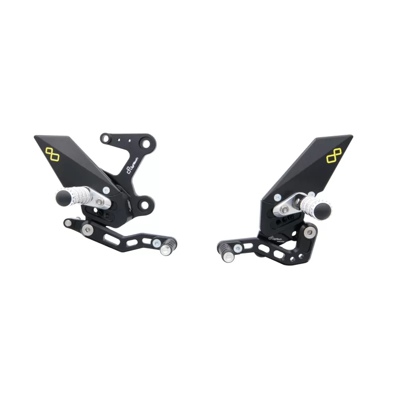 Lightech Adjustable Rear Sets With Fixed Foot Pegs  FTRKA007