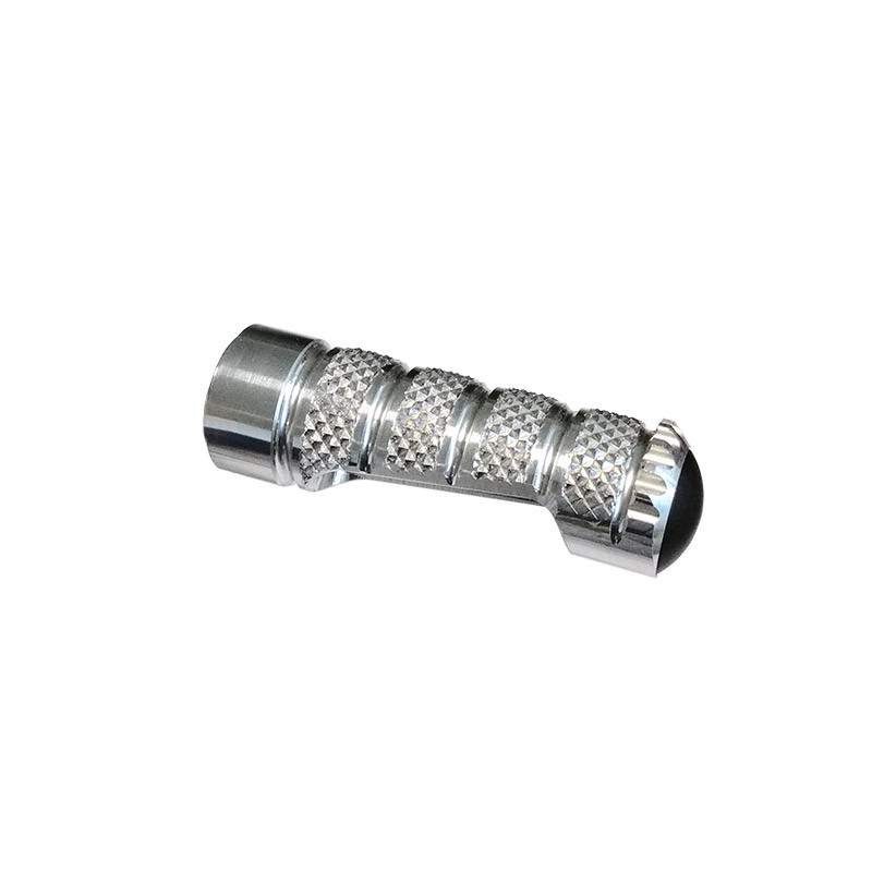 Lightech Poggiapiede Fisso Vite M8x45 Uni5933 Silver RFTR247SIL