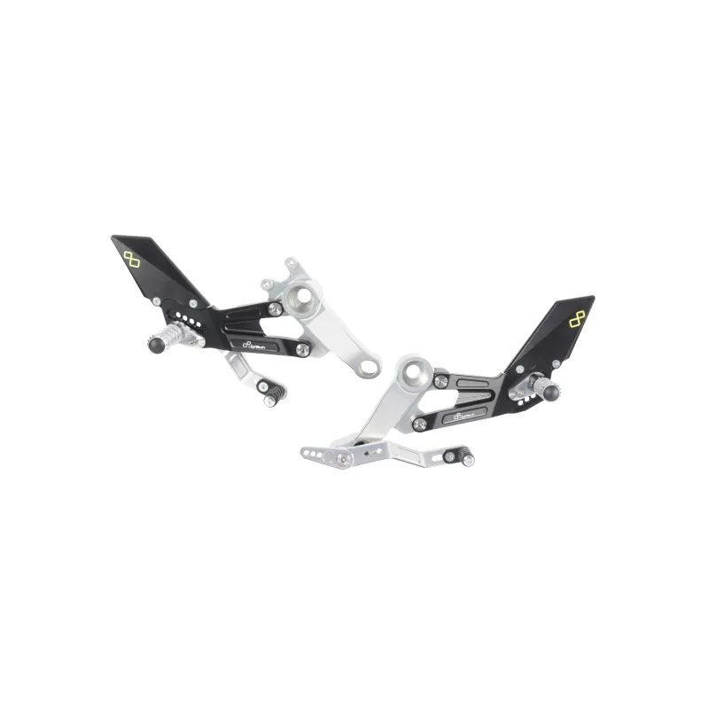 Lightech Adjustable Rear Sets With Fold Up Foot Pegs  FTRAP007W