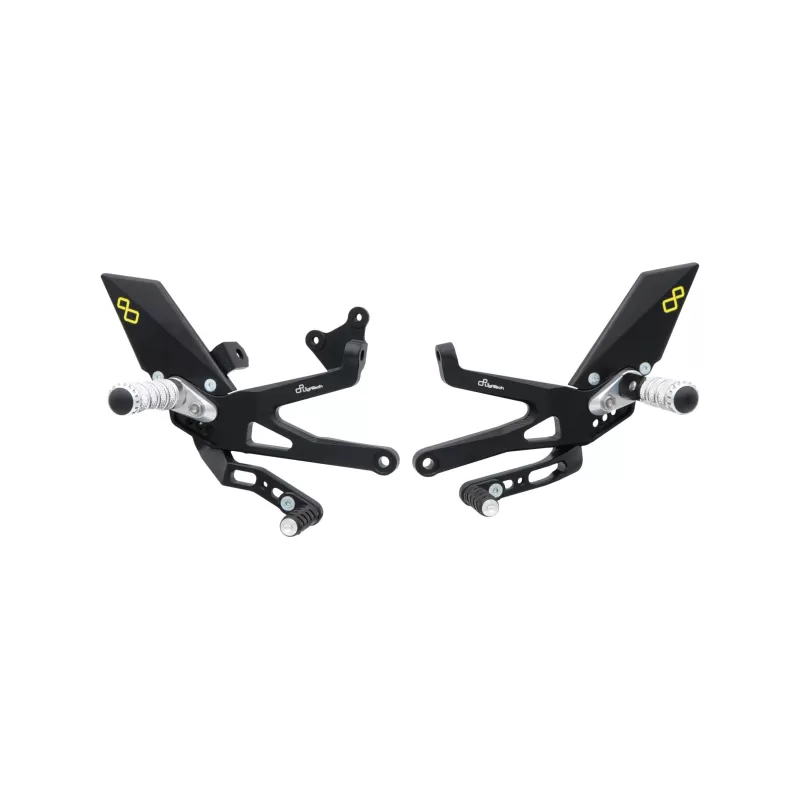 Lightech Adjustable Rear Sets With Fold Up Foot Pegs  FTRDU012W