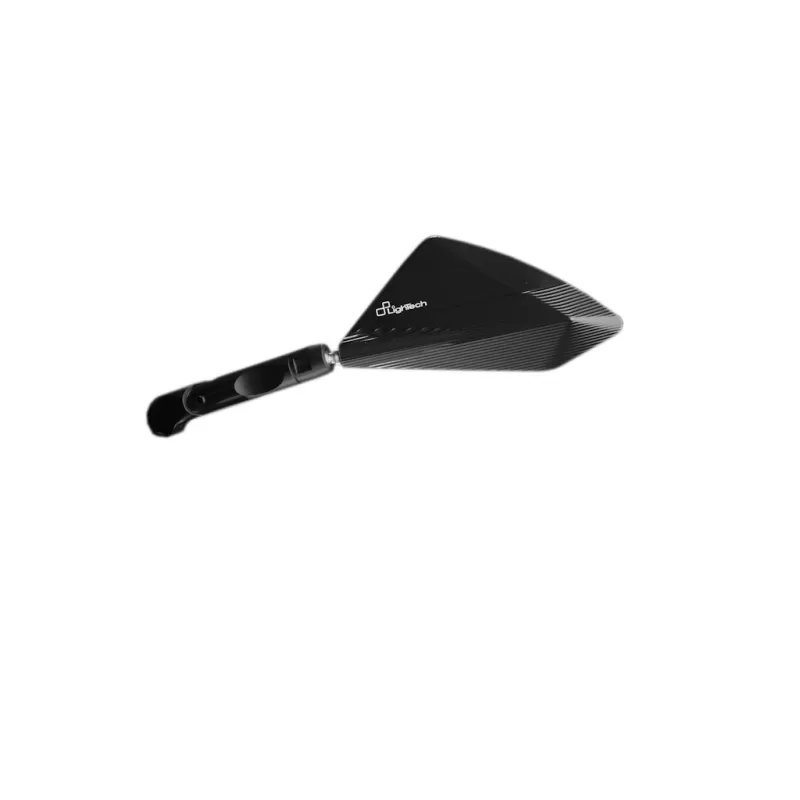 Lightech Aluminium Mirror For  Yamaha Tmax 530  - Left Side MattBlack SPEAL019SXNER