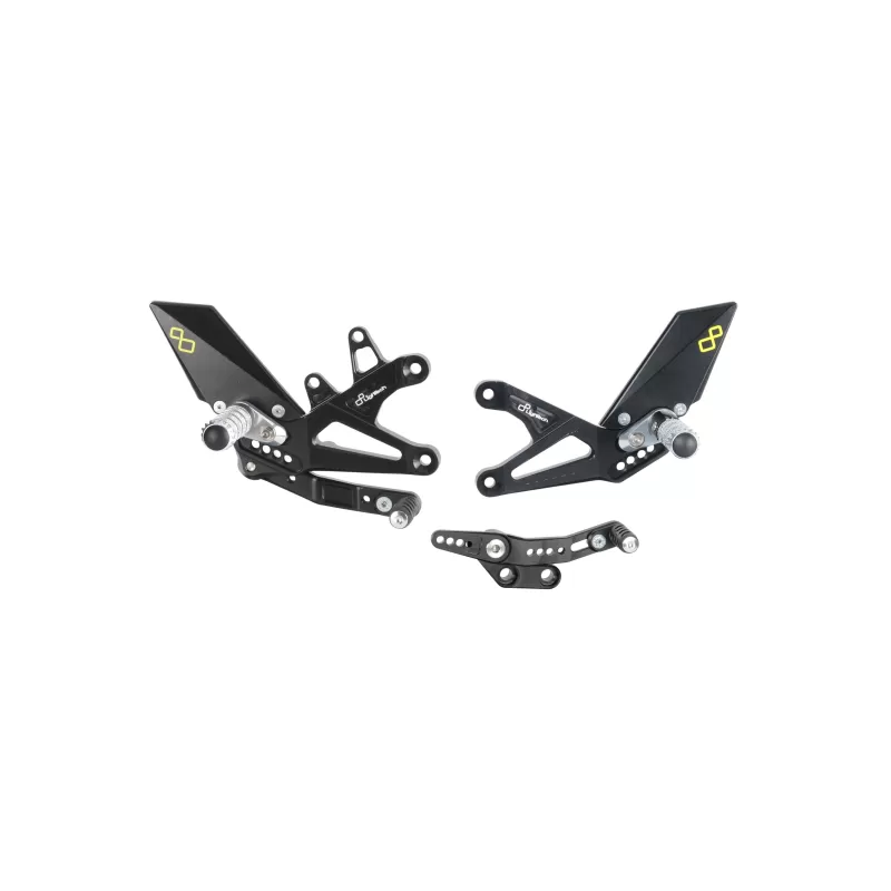 Lightech Adjustable Rear Sets With Fold Up Foot Pegs  FTRTR005W