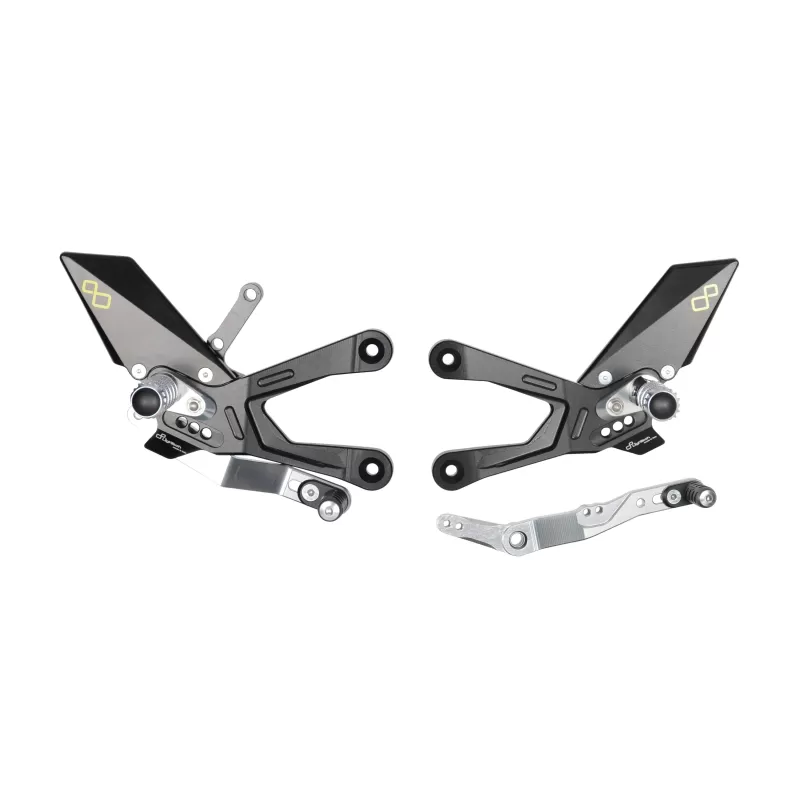 Lightech Adjustable Rear Sets With Fold Up Foot Pegs  FTRHO011W