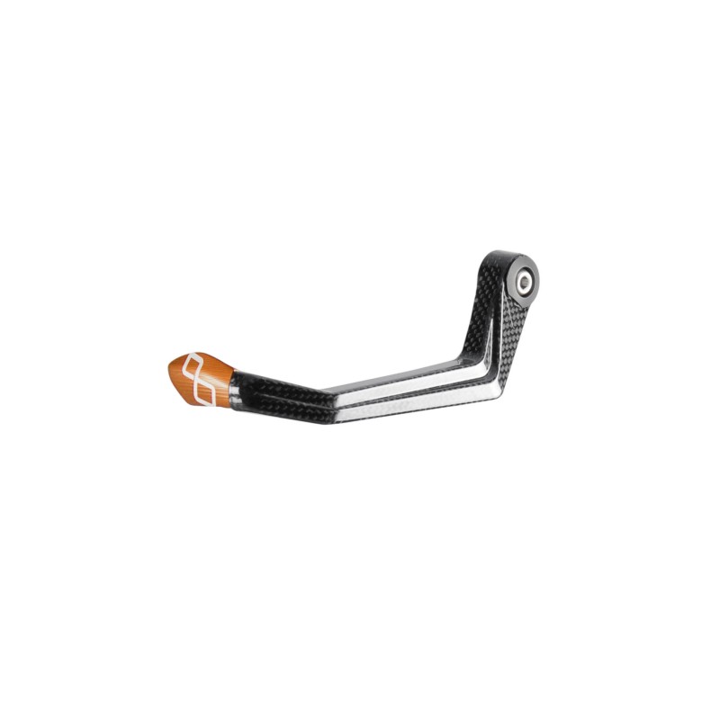 Lightech Clutch Lever  Guard - Carbon - Wheelbase L132 Mm Orange ISS116LCARA