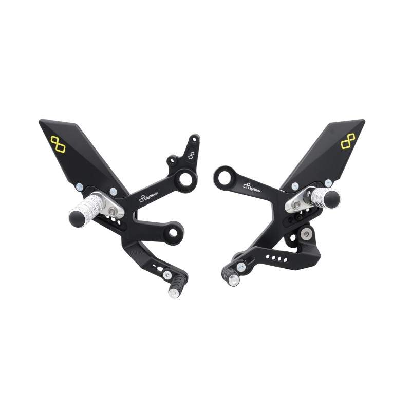 Lightech Adjustable Rear Sets With Fold Up Foot Pegs  FTRKT002W