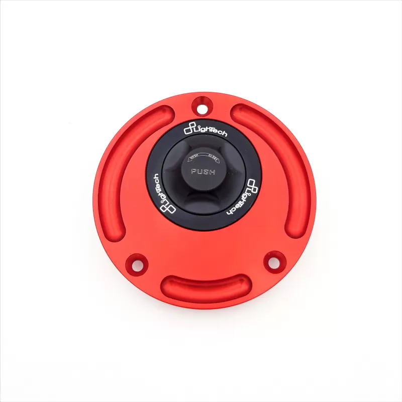 Lightech Fuel Tank Cap With Rapid Locking BlackRed TR14N/R