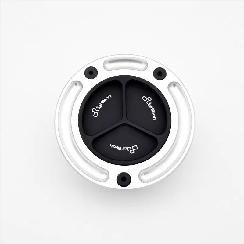 Lightech Fuel Tank Cap With Spin Locking Black/Silver TF20N/S