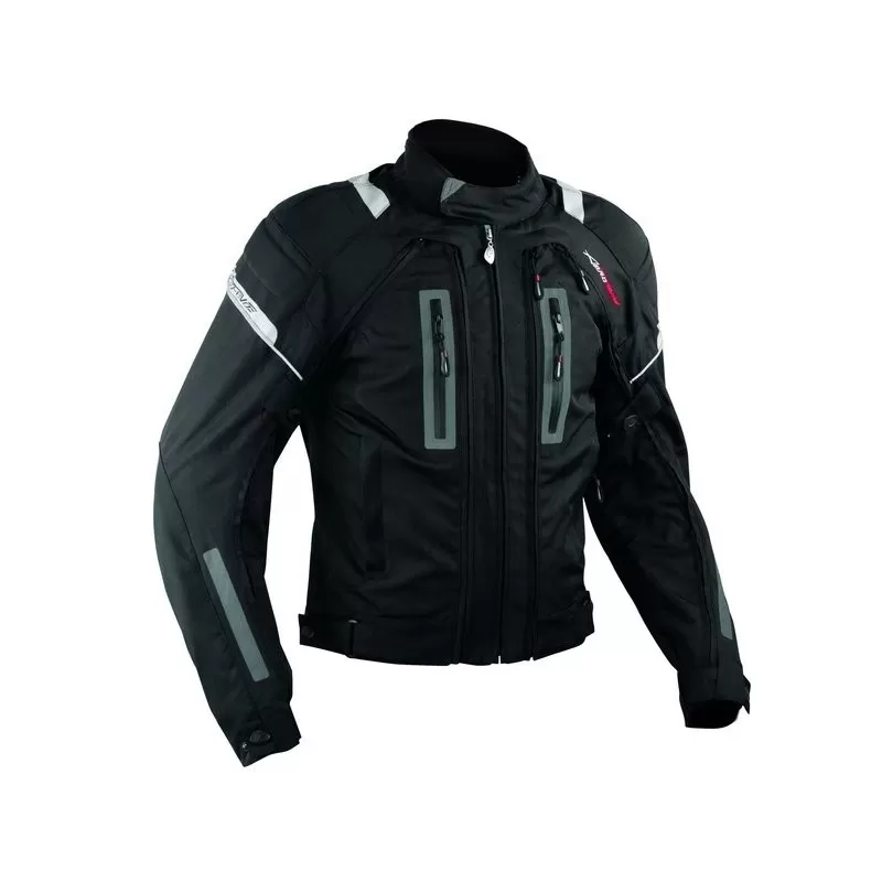 A-Pro Areotech Black Touring Motorcycle Jacket