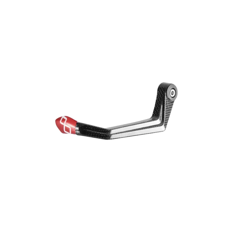 Lightech Clutch Lever  Guard - Carbon - Wheelbase L132 Mm Red ISS116LCROS