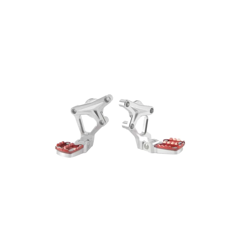 Lightech Rear Sets With Fold Up Foot Pegs Red FTRHO009ROS