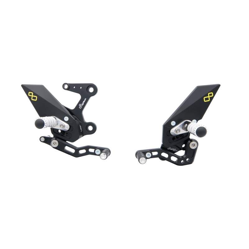 Lightech Adjustable Rear Sets With Fold Up Foot Pegs  FTRKA007W