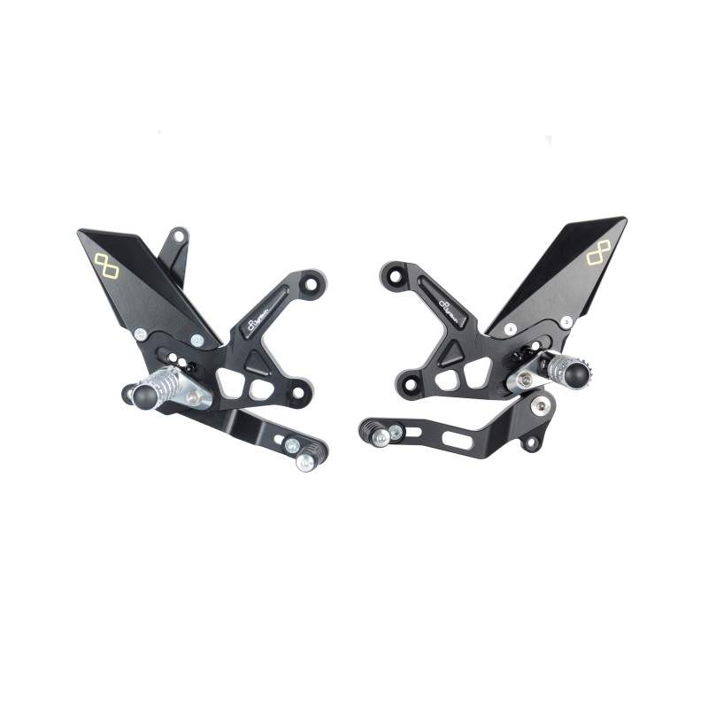 Lightech Adjustable Rear Sets With Fold Up Foot Pegs  FTRKA010W