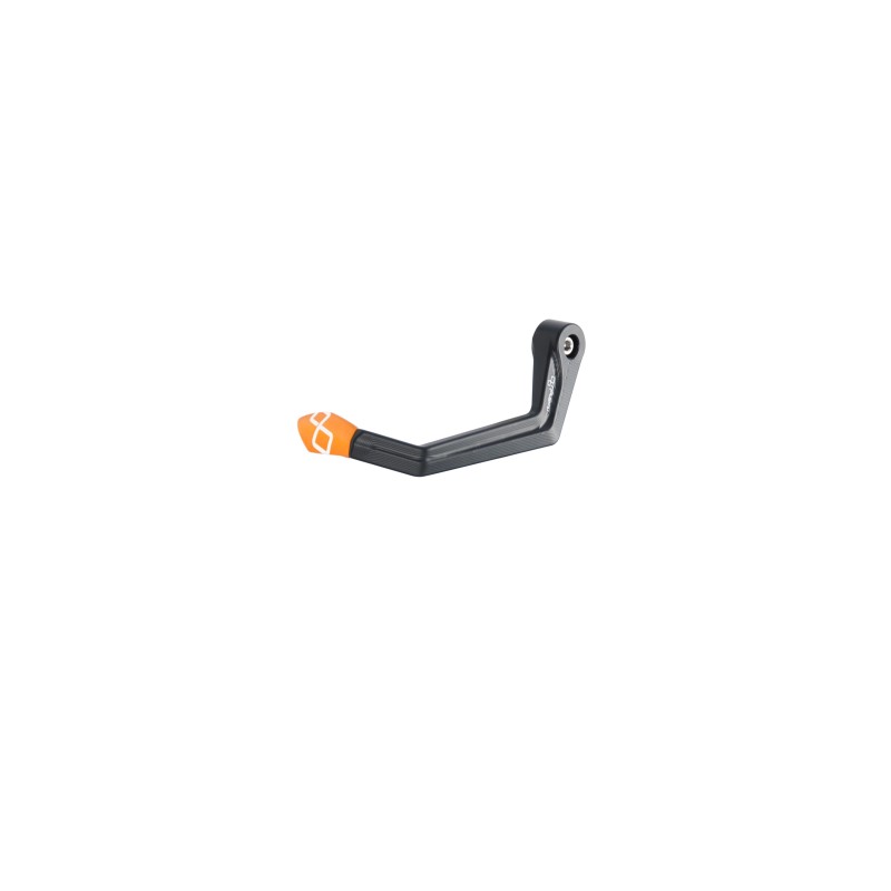 Lightech Aluminum Clucth Lever Guard - Axle Base 148 mm / Anodized Guard end Orange ISS114LAARA