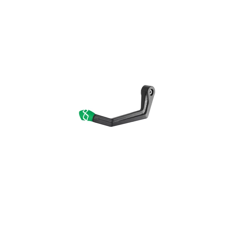 Lightech Aluminum Clucth Lever Guard - Axle Base 148 mm / Anodized Guard end Green ISS114LAVER