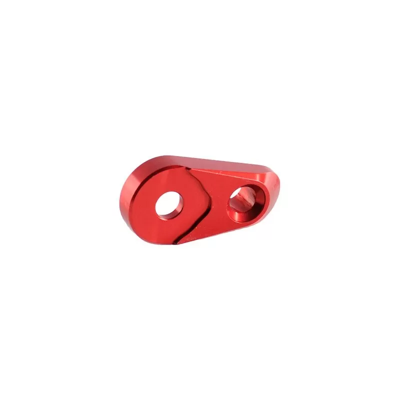 Lightech Left And Right Side Adjustable Plate Red FTR704ROS