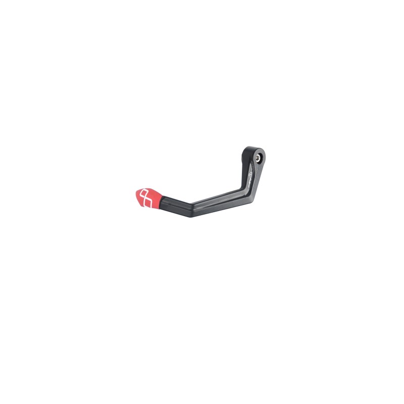 Lightech Aluminum Clucth Lever Guard - Axle Base 148 mm / Anodized Guard end Red ISS114LAROS