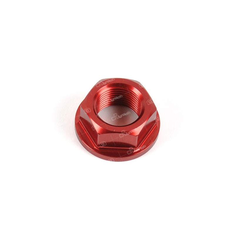 Lightech Noix Spéciale 22 X 1,50 Ergal Rouge D018ROS