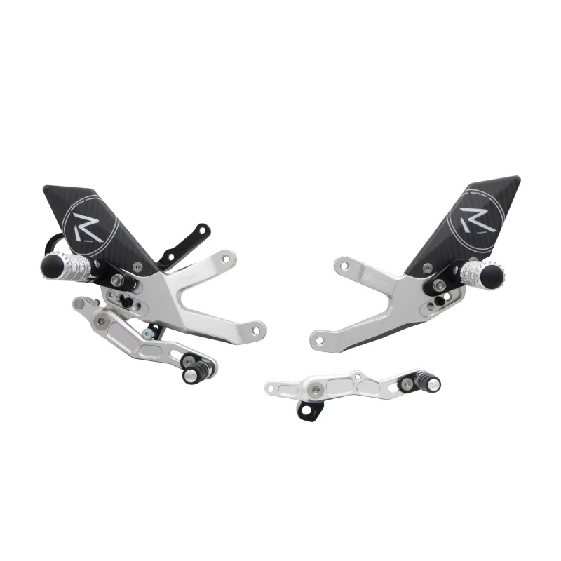 Lightech R Version Rear Sets / Silver  FTRBM004RSIL