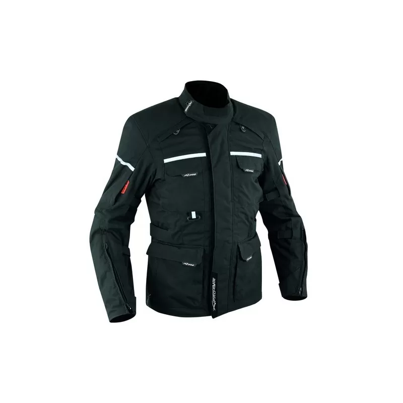 A-Pro Xplorer Black Touring Motorcycle Jacket