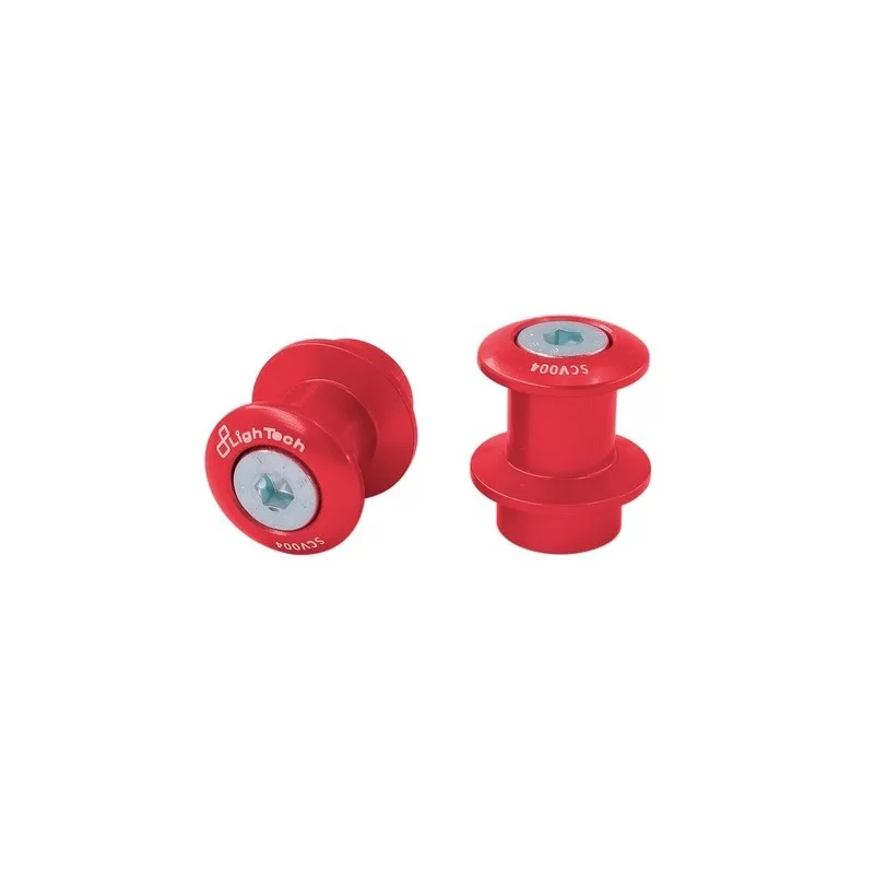 Lightech Swing Arm Spools M6 Cp Red SCV003ROS