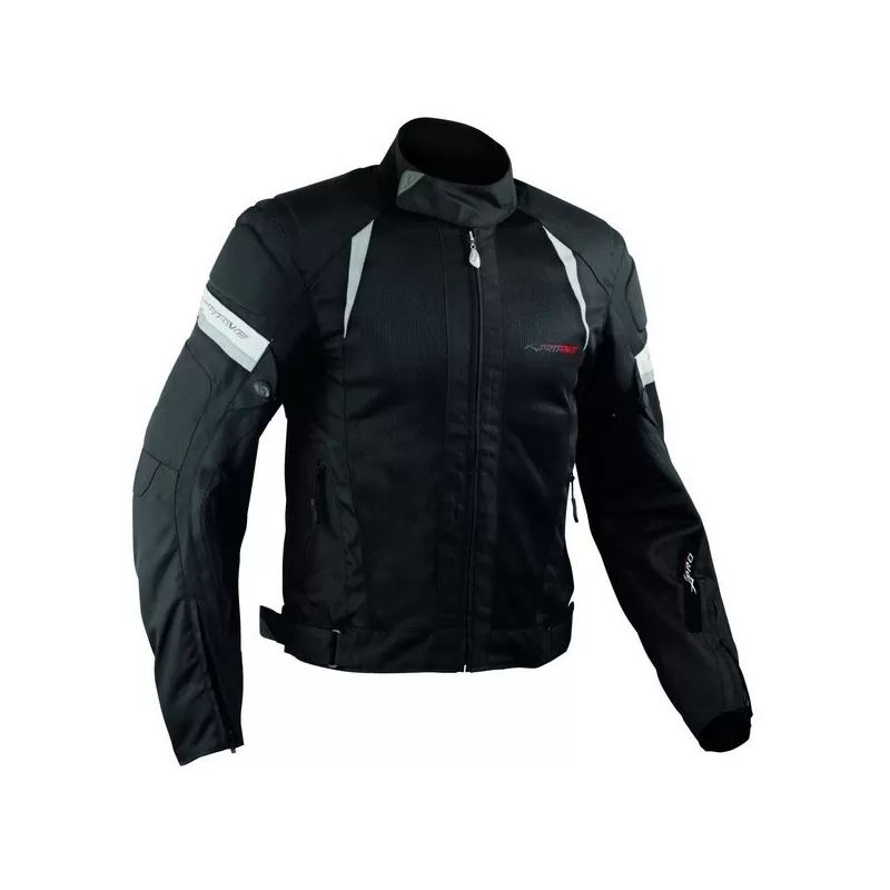 A-Pro Eolo Black Summer Motorcycle Jacket