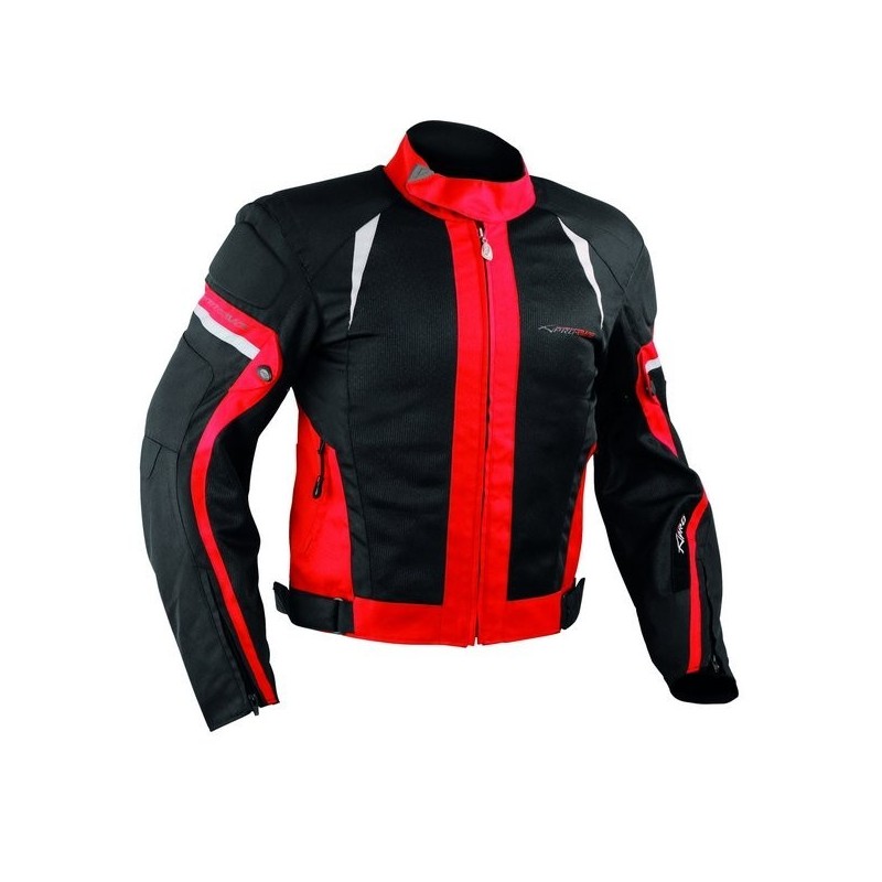 A-Pro Eolo Red Summer Motorcycle Jacket