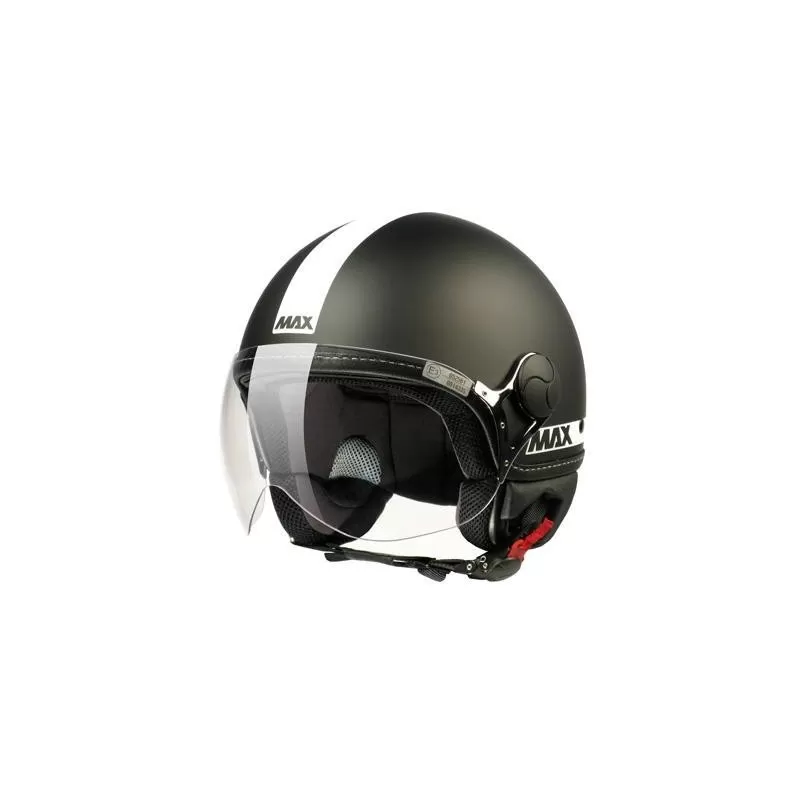 Casco Moto Jet Max Power Matt Black