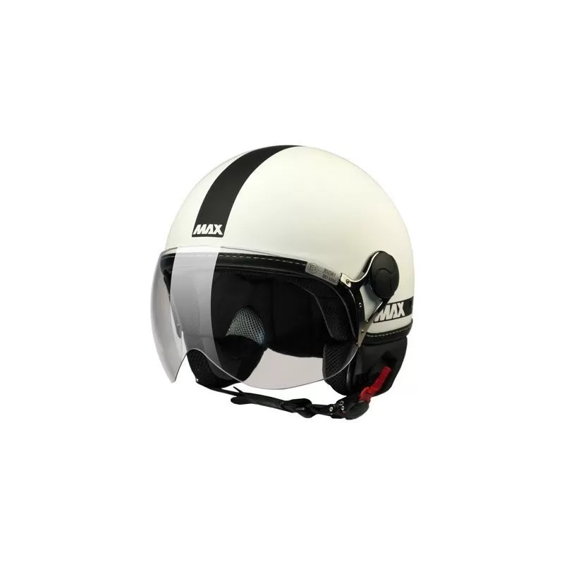 Casco Moto Jet Max Power Matt White