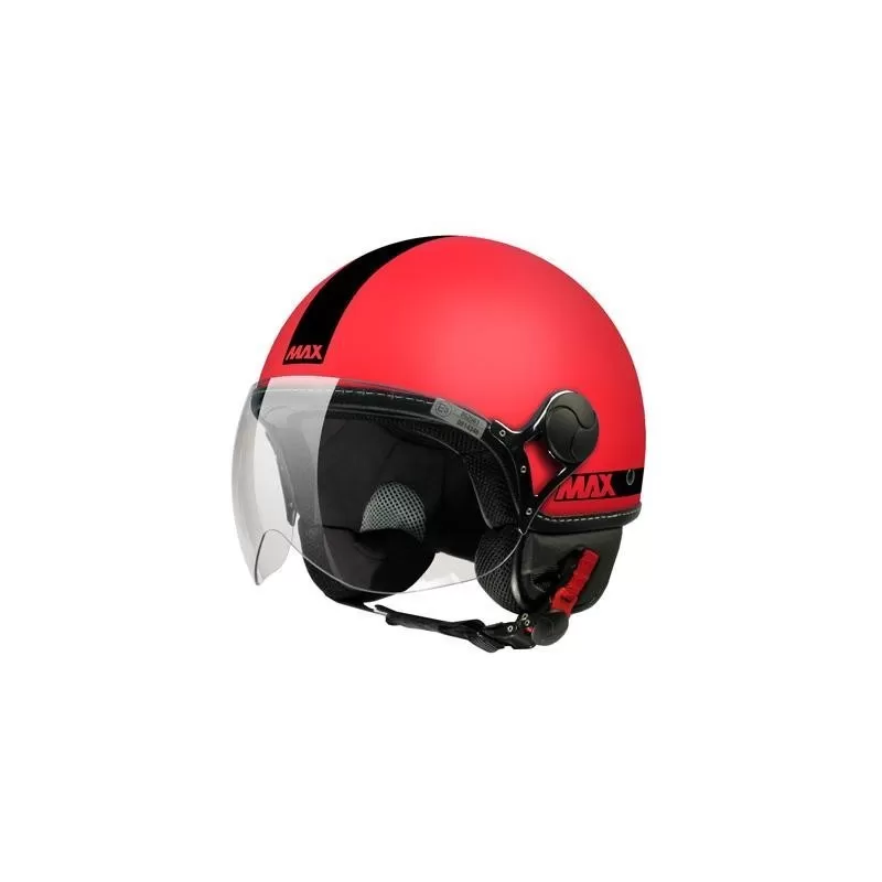 Casco Moto Jet Max Power Fluo Matt Coral