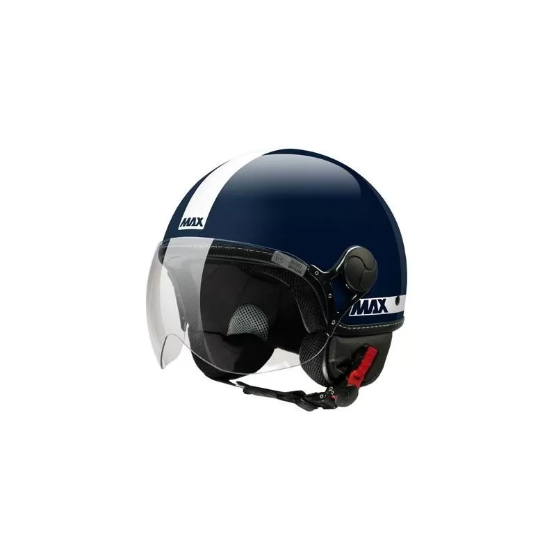 Casco Moto Jet Max Power Shiny Blue