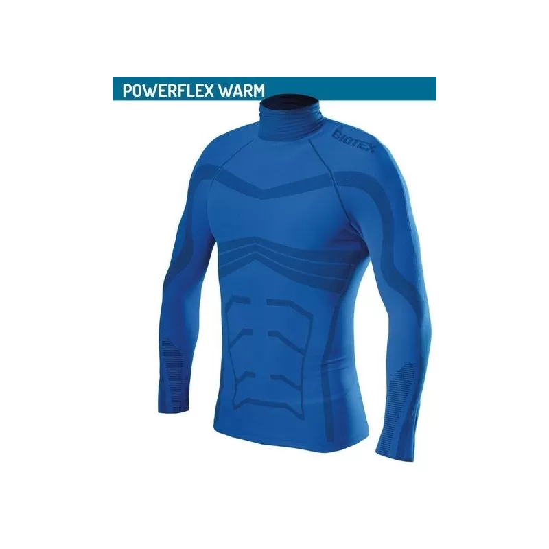 Biotex Limitless Powerflex Warm Thermal Turtleneck Blue