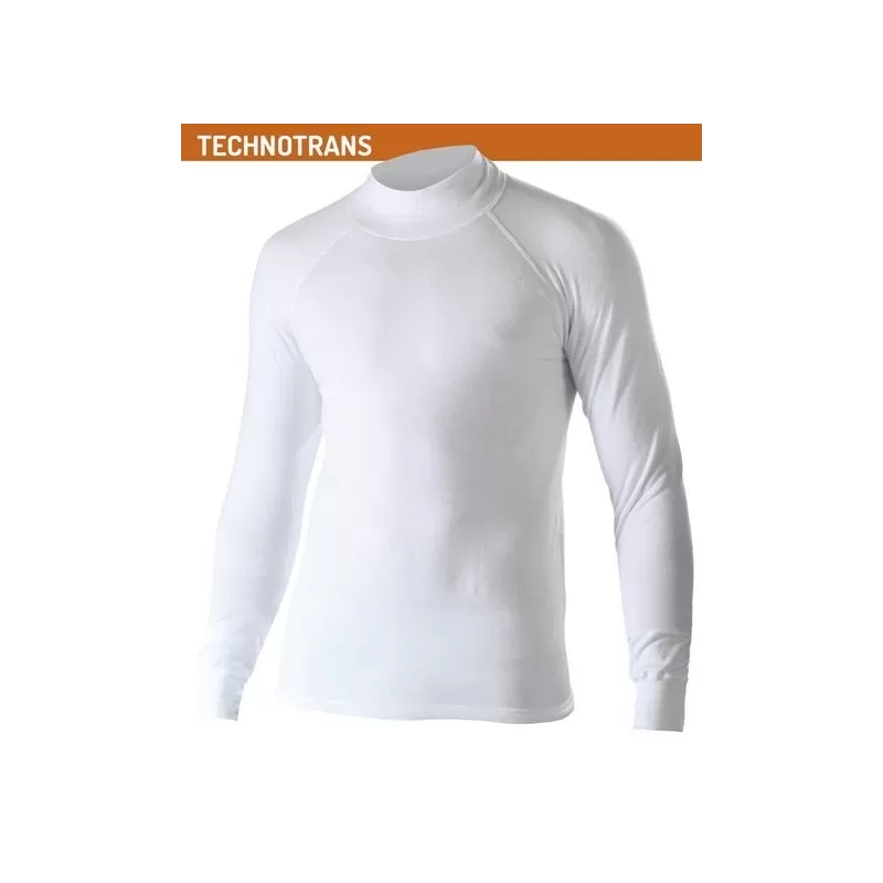 Biotex Thermal Turtleneck Technotrans White