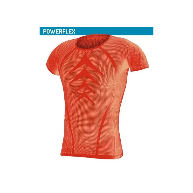 Biotex Double Elastic Tech Short Sleeve T-Shirt Orange