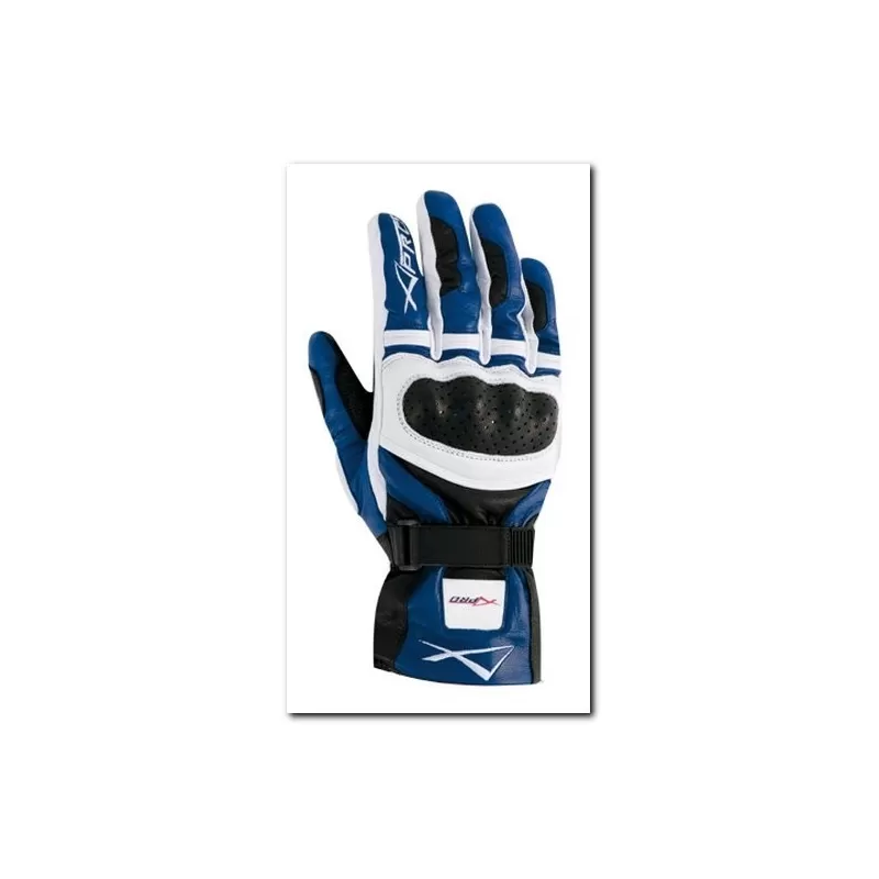 Guanto Moto A-Pro Precision White Blue