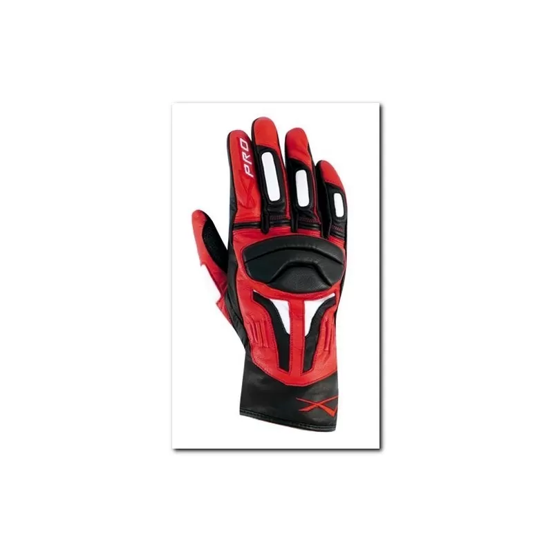 Guanto Moto A-Pro Fire Power Black Red