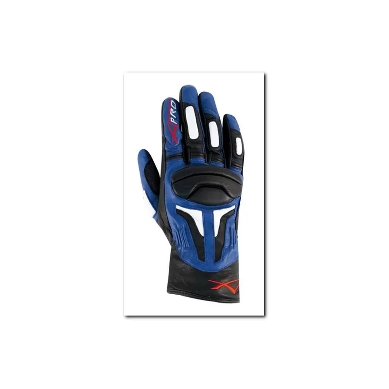 Guanto Moto A-Pro Fire Power Black Blue