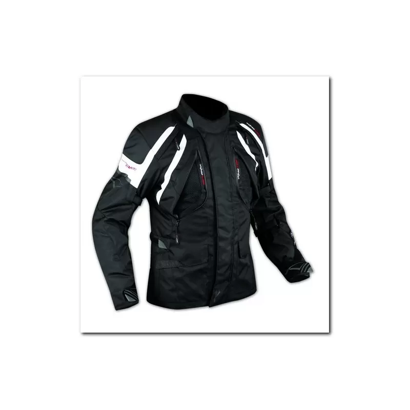 Giacca Moto A-Pro Globe Black-White